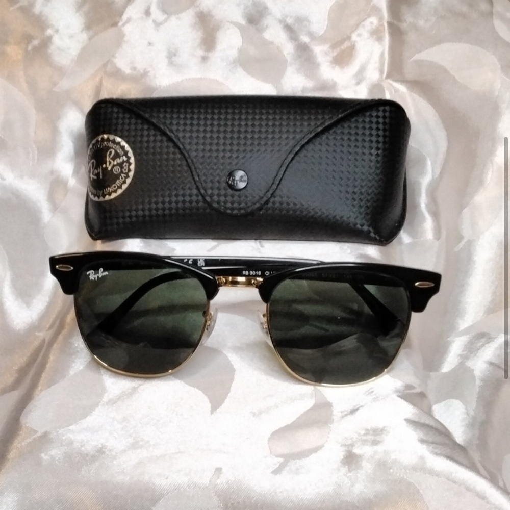 Rayban Clubmaster Sunglasses with case